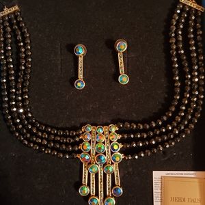 Heidi Daus necklace and earrings set